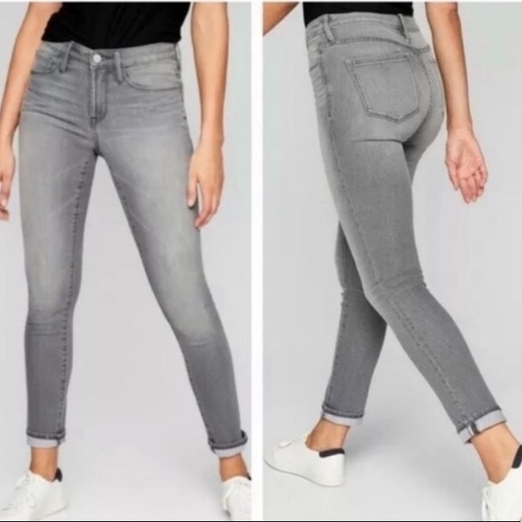 Athleta Denim - ATHLETA Gray Sculptek Denim Skinny Jeans Size 6
